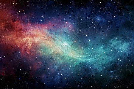 未来抽象银河系背景图片