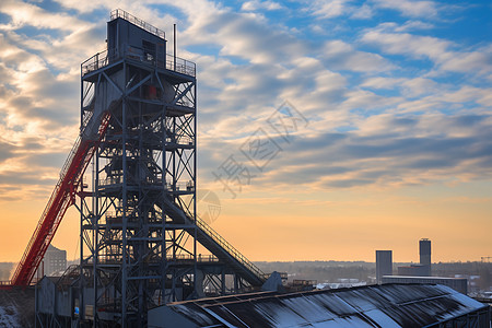 工业城市煤矿建筑图片