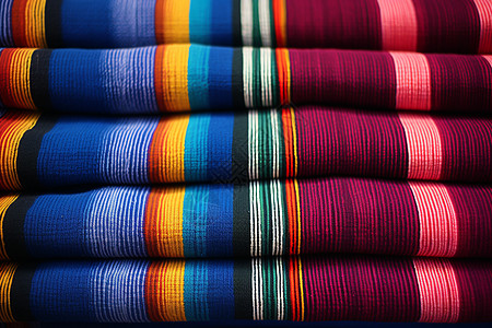 彩色编制的毯子图片