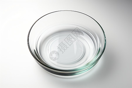 盘子透明素材透明的盘子背景