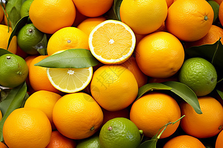 美味新鲜的橙子图片