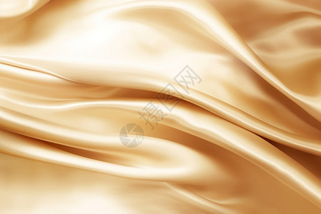 金色丝绸的面料背景图片