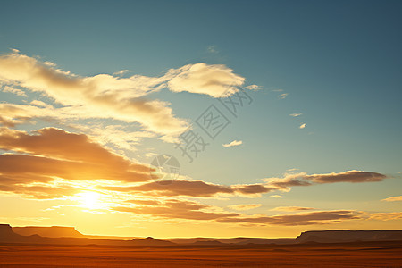 夕阳落日美景图片