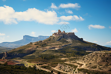山顶上的城堡图片