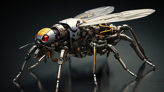 3D立体机械虫机甲战士图片