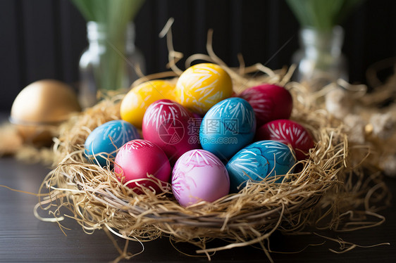 复活节的传统彩蛋图片