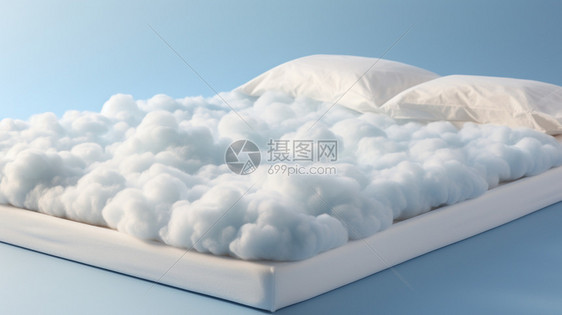 云朵床垫宣传海报图片