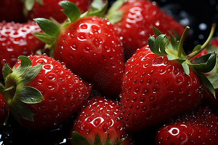 草莓的盛宴图片