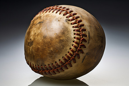 棕色棒球图片