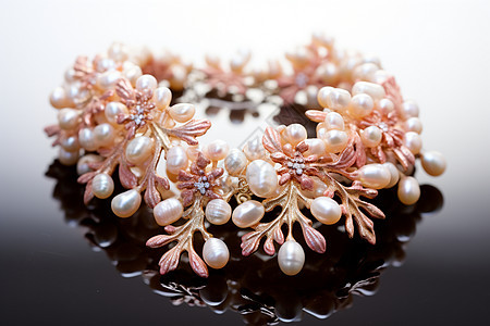 粉色的珍珠饰品图片