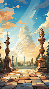 国际象棋的海报图片