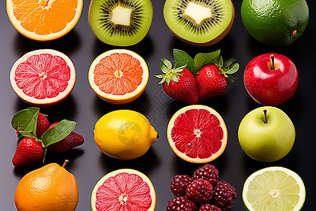 水果的丰富色彩图片