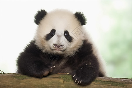 幼崽熊猫呆萌的熊猫背景