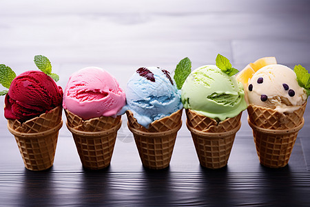 各式各样的冰淇淋图片