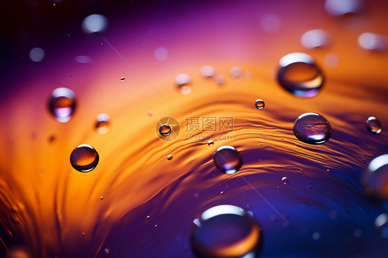 微观玻璃水滴艺术图片