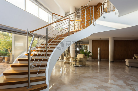 室内维多利亚式楼梯大厅图片