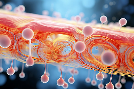 微观的细胞膜概念图图片