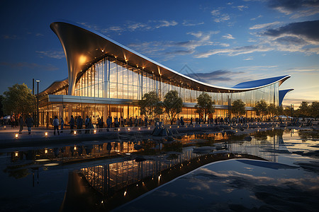 飞机场建筑设计图片