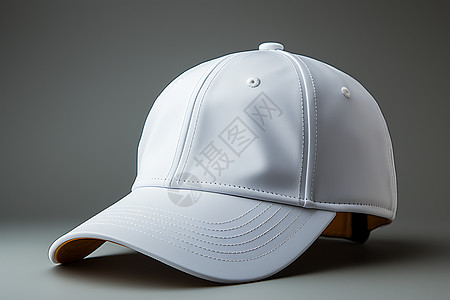 增长线木线饰边的纯白帽子背景