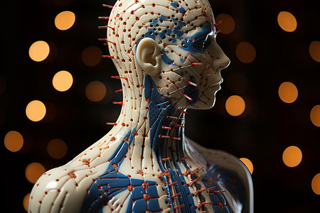 医疗人体医疗的人体模型背景