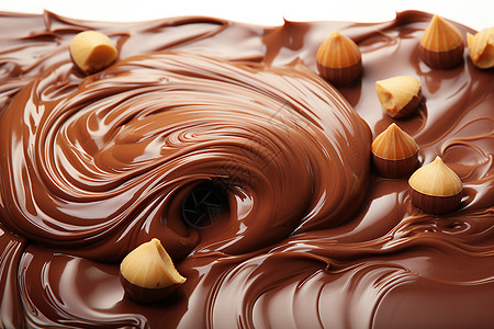 丝滑的食物巧克力背景图片