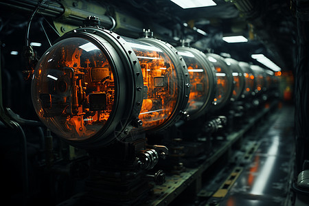 高科技的潜艇工厂图片