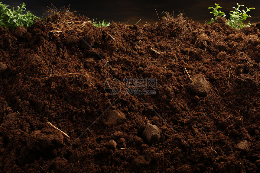 地面上的农业泥土图片