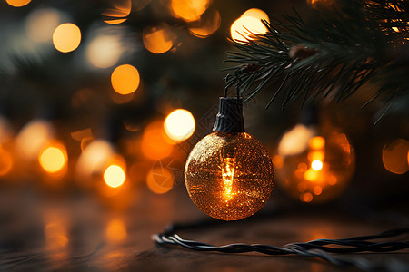 闪烁的圣诞树图片