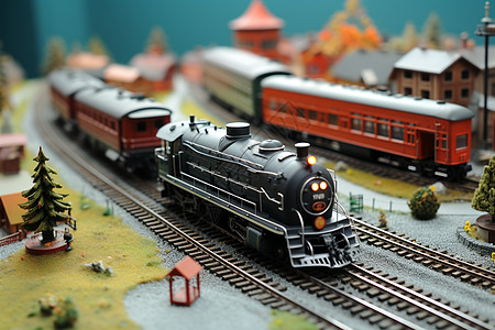 火车模型展览图片