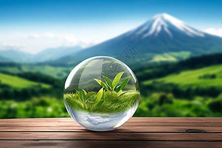 玻璃球植物芬芳图片