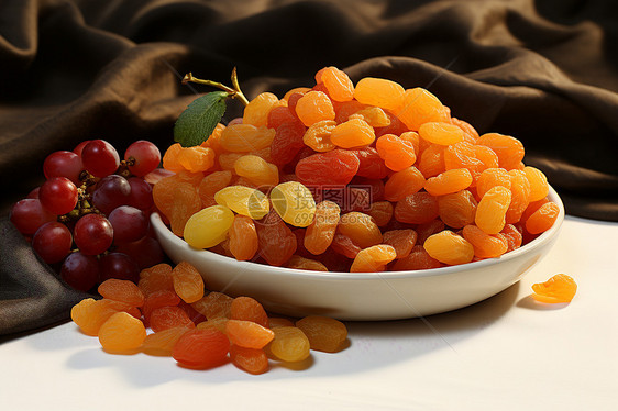 健康美味的葡萄干图片