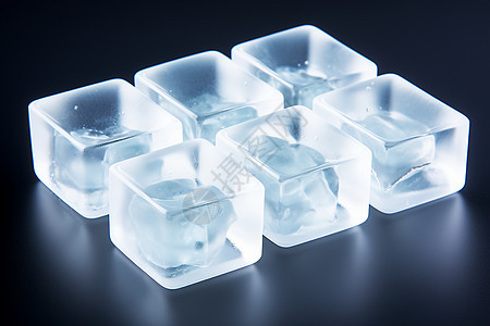 立方体的冰块图片