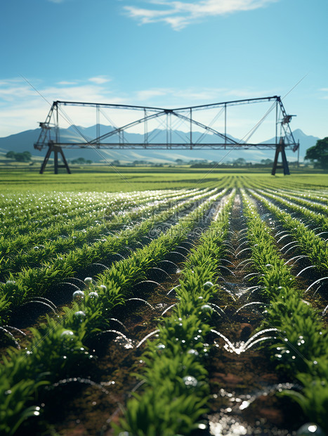 农田的灌溉技术图片