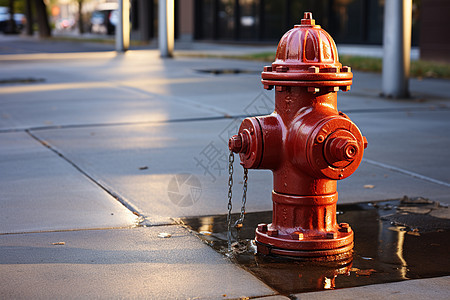 红色的消防栓图片