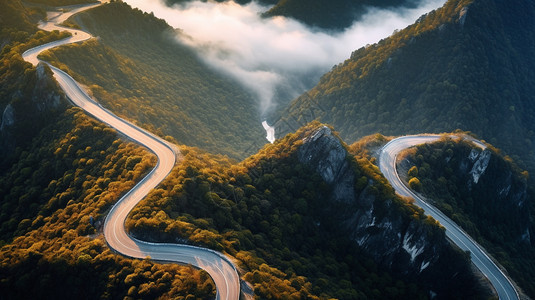 盘山公路图片