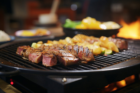 健康的碳烤牛肉图片