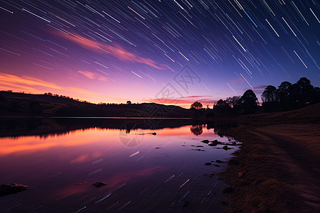 天空中的星河图片