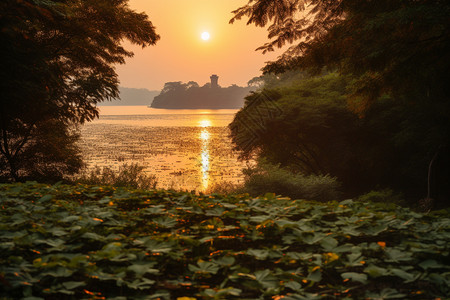 美丽的夕阳图片