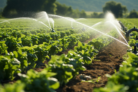 农作物灌溉图片