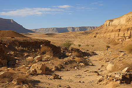 沙漠中的风景图片