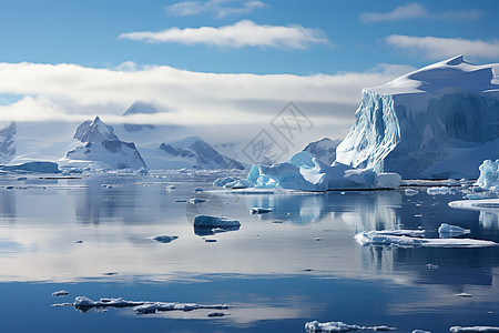 全球变暖导致的冰川融化图片