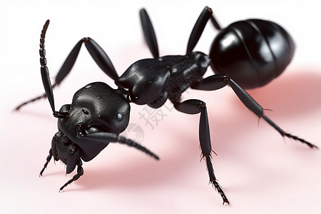 微小的黑色蚂蚁图片