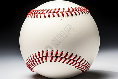 手工缝制的皮质棒球图片