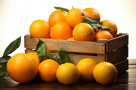 橙汁和橘子图片