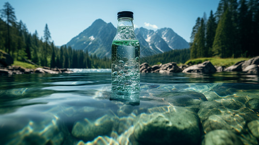 矿泉水百岁山矿泉水高清图片