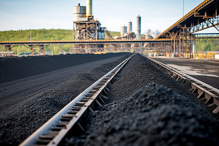 工业大型煤炭发电厂图片