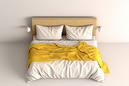 创意立体卧室双人床图片