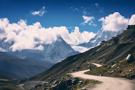 美丽的喜马拉雅山脉景观图片