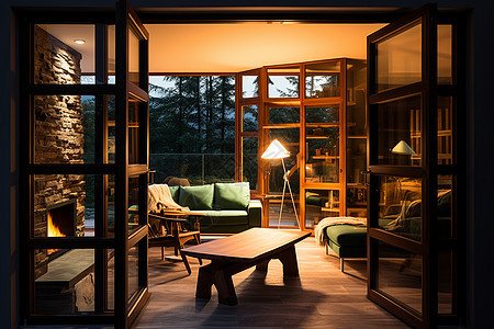 现代简约风格的室内家居场景图片