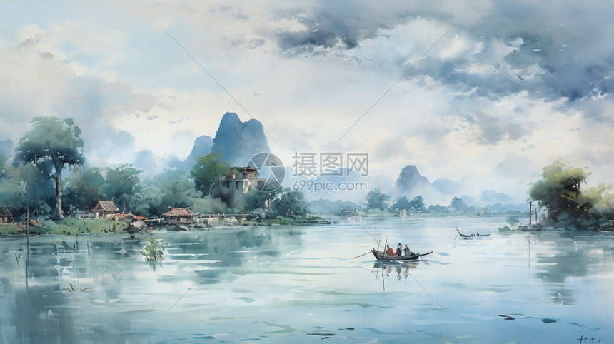 我读《汉江临泛》